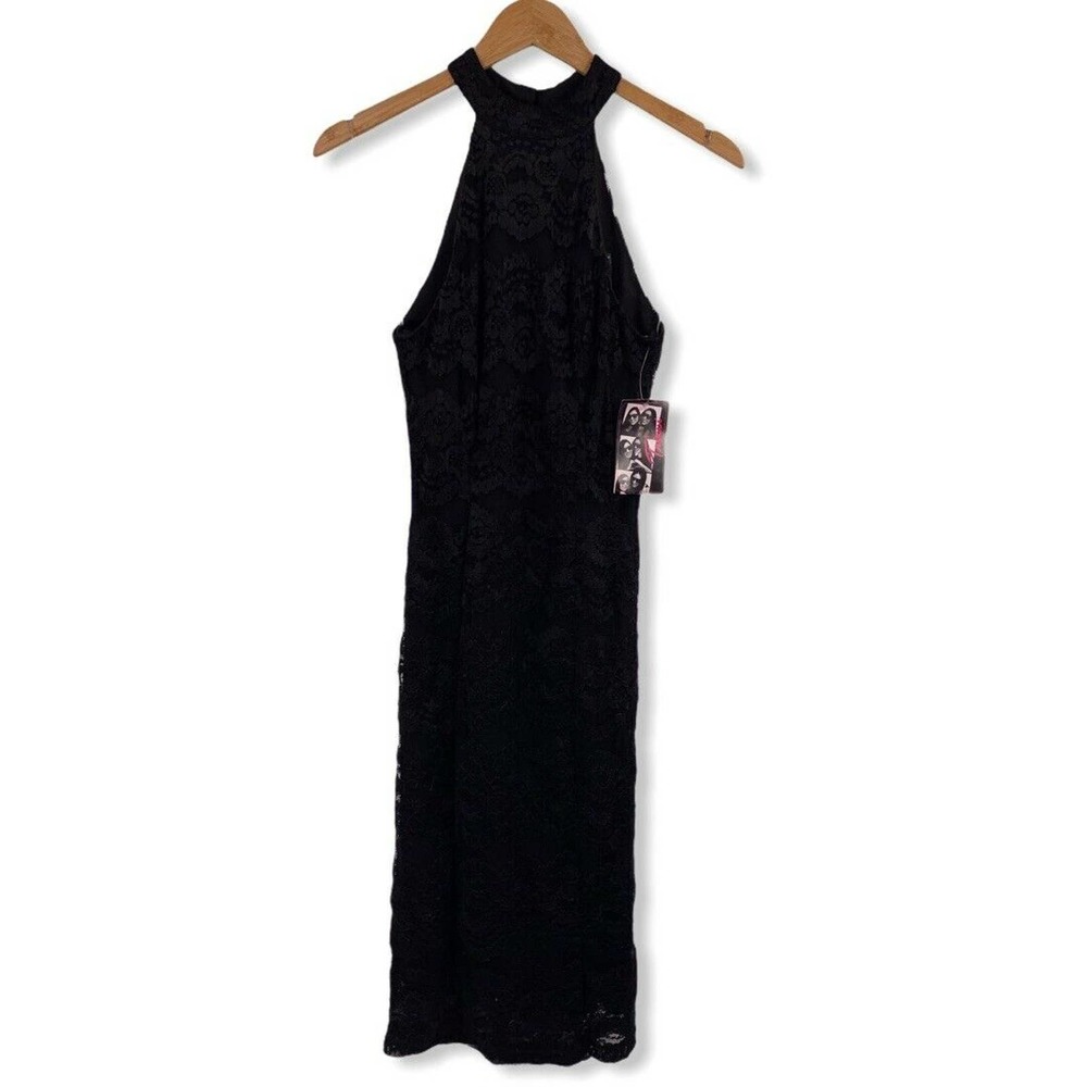 Trixxi Black Lace Sleeveless Midi Dress New Size 5